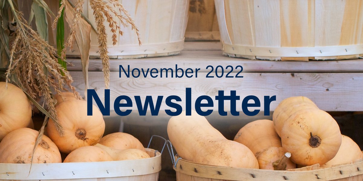 Newsletter | November 2022 | Thankful for You in 2022